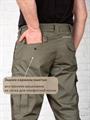 Брюки-карго КМФ78 Колоброд Лес BDU тактические рип-стоп олива Б-КЛБ-РС24/олив