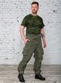 Костюм БШФ+ Горка-3 СМР рип-стоп на флисе хаки БШФ/СМР-деми/хаки