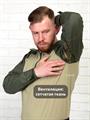 Рубашка К-Спец тактическая боевая с длинным рукавом рип-стоп олива рубТ-РС/олив
