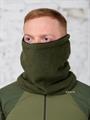 Снуд КМФ78 флисовый шарф двойной двухсторонний олива-черный снуд2/олив-чрн
