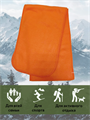 Шарф КМФ78 флисовый 140х20 оранжевый шарф-фл/оранж