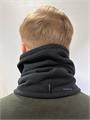 Шарф-труба КМФ78 Тур снуд удлиненный флисовый черный шарф/удл-чрн