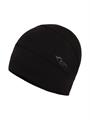 Шапка Sina Wild Wool из шерсти мериноса черная 11.11HMDBL5